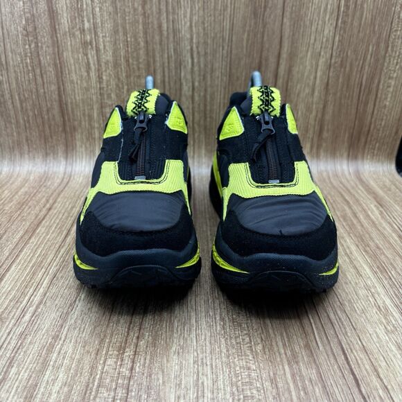 UGG CA805 Women's Sneakers Black Yellow Suede Platform Zip Up Size 9 - Picture 2 of 8